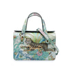 Gucci New Shangai Mini Calfskin Tiger Horsebit 1955 Foldover Top Handle Bag Secondhand