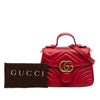 Gucci Mini GG Marmont Matelasse Leather Top Handle Bag Secondhand