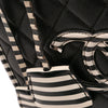 Chanel Small Caviar Striped CC Filigree Vanity Case Secondhand