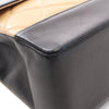 Chanel CC Quilted Lambskin Bicolor Flap Secondhand