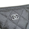 Chanel Quilted Lambskin Camellia Zip Pouch Secondhand