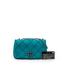 Chanel CC Iridescent Calfskin Diamond Stitch Flap Secondhand