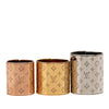 Secondhand Louis Vuitton Brass Nanogram Ring Set