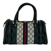 Gucci GG Supreme Plus Web Boston Bag Secondhand
