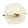 Chanel Canvas Camellia Brooch Secondhand