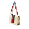 Gucci Small Calfskin Bee Star Web Sylvie Satchel Secondhand