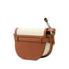 LOEWE Mini Bicolor Anagram Canvas and Smooth Calfskin Gate Crossbody Secondhand