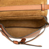 LOEWE Mini Bicolor Anagram Canvas and Smooth Calfskin Gate Crossbody Secondhand