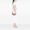 LOEWE Mini Bicolor Anagram Canvas and Smooth Calfskin Gate Crossbody Secondhand