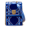 Secondhand Dior Studded Patent Diorama Vertical Clutch