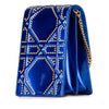 Secondhand Dior Studded Patent Diorama Vertical Clutch