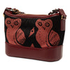 Chanel Small Knit and Calfskin Owl Print Gabrielle Hobo Secondhand