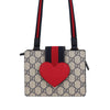 Gucci Kids GG Supreme Heart Web Crossbody Secondhand