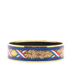 Secondhand Hermès Wide French Flag Enamel Bangle 65