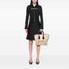 Celine Mini Bicolor Leather Luggage Tote Secondhand