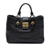 Miu Miu Goatskin Madras Satchel Secondhand