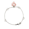 Gucci Sterling Silver and Enamel San Valentino Heart Bracelet Secondhand