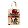 Secondhand Dior Fleurs Bibliques Embroidery Vertical Book Tote