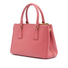 Prada Small Saffiano Lux Galleria Double Zip Satchel Secondhand