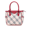 Burberry Nova Check Canvas Handbag Secondhand