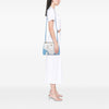 Prada Small Bicolor Saffiano Lux Galleria Double Zip Satchel Secondhand