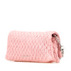 Secondhand Miu Miu Matelasse Nappa Crystal Chain Satchel