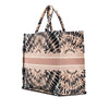 Dior Large Embroidered Canvas Tie Dye Book Tote Secondhand