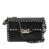 Valentino Small Leather Rockstud Flip Lock Crossbody Secondhand