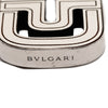 Bvlgari Sterling Silver and Leather Parentesi Pendant Necklace Secondhand