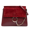 Chloé Medium Calfskin and Suede Faye Crossbody Secondhand