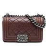 Chanel Small Quilted Lambskin Wild Stitch Boy Flap Secondhand