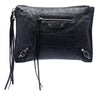 Balenciaga Lambskin Motocross Classic Flat Clutch Secondhand