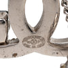 Chanel CC Brass Strass Dangle Push Back Earrings Secondhand