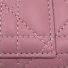 Dior Lambskin Cannage Lady Dior Cosmos Zip Card Holder Secondhand