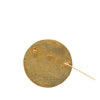Chanel CC Gold Plated Round Brooch Secondhand