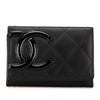 Secondhand Chanel Lambskin Cambon Ligne Card Holder