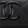 Secondhand Chanel Lambskin Cambon Ligne Card Holder