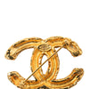 Chanel CC Gold Plated Tassel Lava Fringe Brooch Secondhand