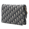 Dior Oblique Canvas Saddle Pouch Wallet on Chain Secondhand