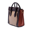 Celine Nano Tricolor Calfskin and Suede Luggage Tote Secondhand