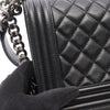 Chanel Old Medium Quilted Lambskin Boy Flap Secondhand