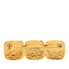 Chanel Gold Plated Triple CC Brooch Secondhand