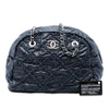 Chanel Quilted Crinkled Calfskin Ultra Stitch Bowling Bag Secondhand
