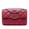 Chanel Quilted Calfskin Double Stitch Hamptons Clutch with Chain Secondhand