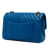 Chanel Small Classic Chevron Lambskin Double Flap Secondhand