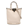 Valentino Leather Rockstud Bucket Bag Secondhand