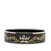 Hermès Wide Enamel Printed Horse Motif Bracelet Secondhand