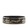 Hermès Wide Enamel Printed Horse Motif Bracelet Secondhand