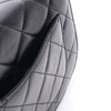 Chanel Mini CC Quilted Shiny Calfskin Round Moon Messenger Flap Secondhand