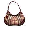 Burberry Small Nova Check Coated Canvas Hearts Hernville Hobo Secondhand